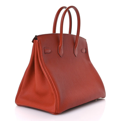 Hermes Togo Birkin 35 Brique 3 of 11