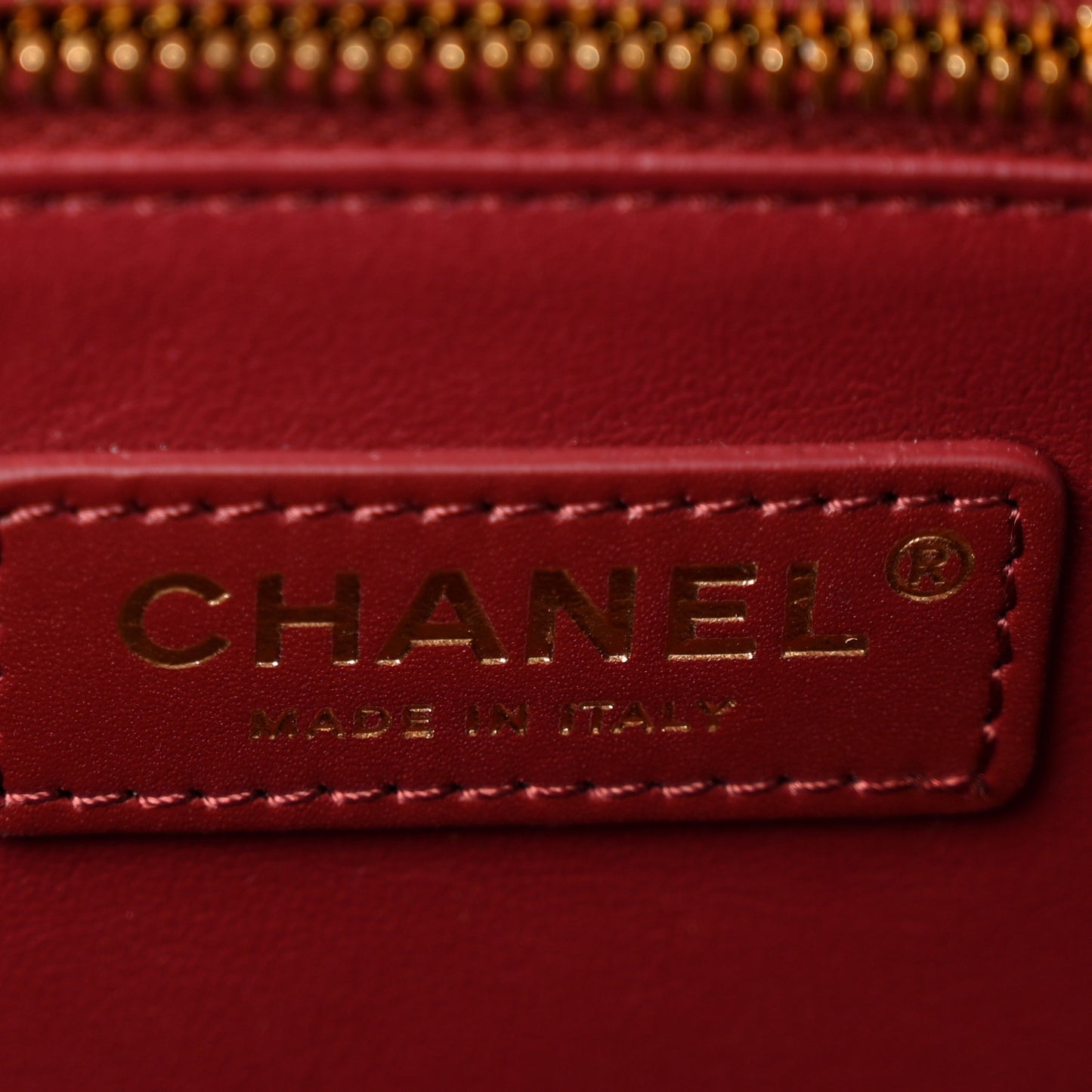 Calfskin Crocodile Embossed Archetype Small Shopping Tote Burgundy