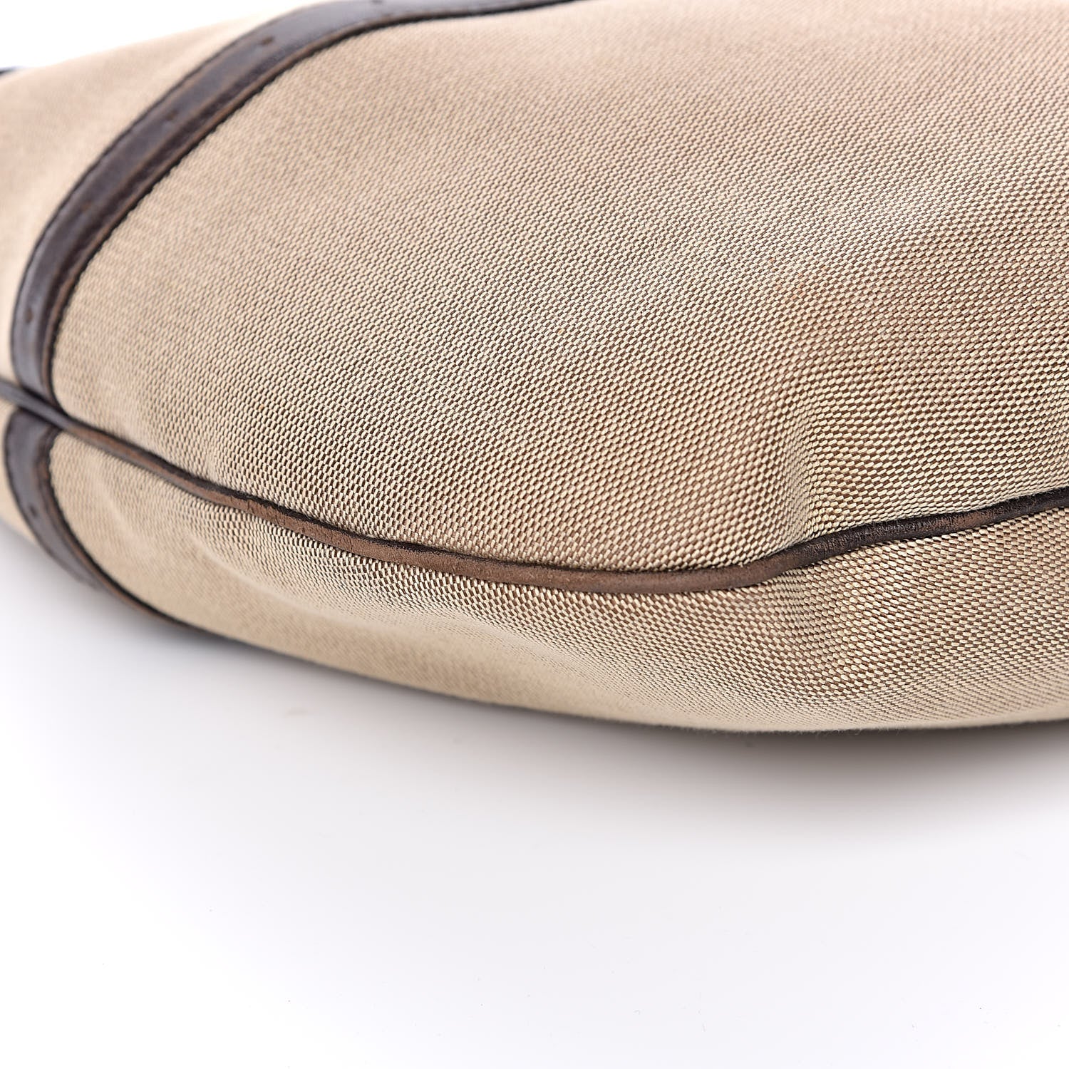 Gucci Canvas Web GG Reins Hobo Brown 8 of 14