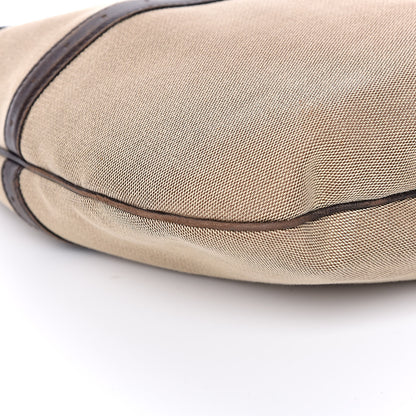 Gucci Canvas Web GG Reins Hobo Brown 8 of 14