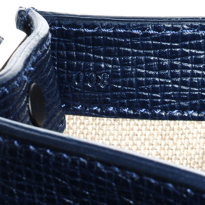 Proenza Schouler Linosa Leather Mini PS11 Classic Shoulder Bag Navy Blue 7 of 13