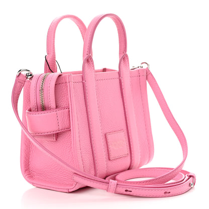 Marc Jacobs Grained Calfskin Mini The Tote Bag Petal Pink 2 of 10