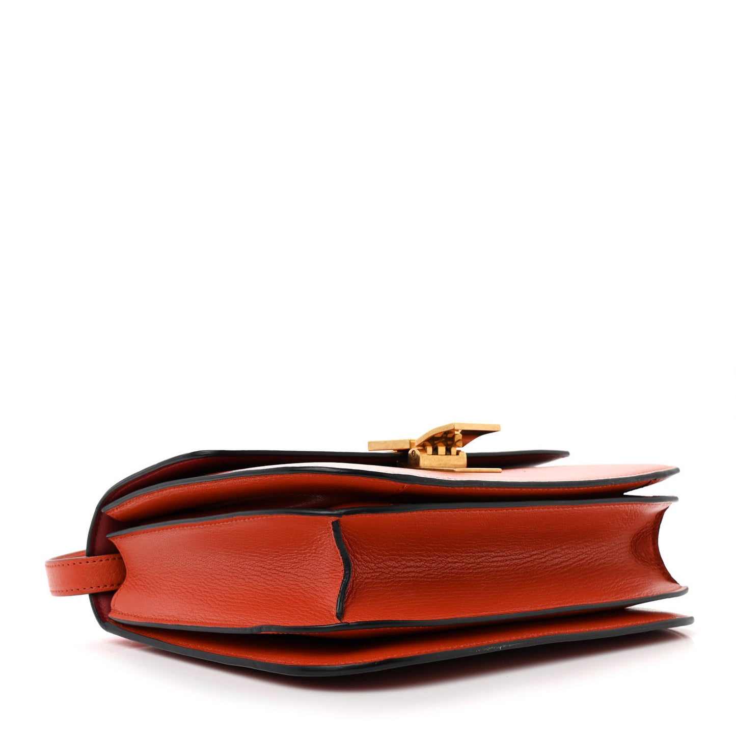 Goatskin Medium Classic Box Flap Bag Cinnamon
