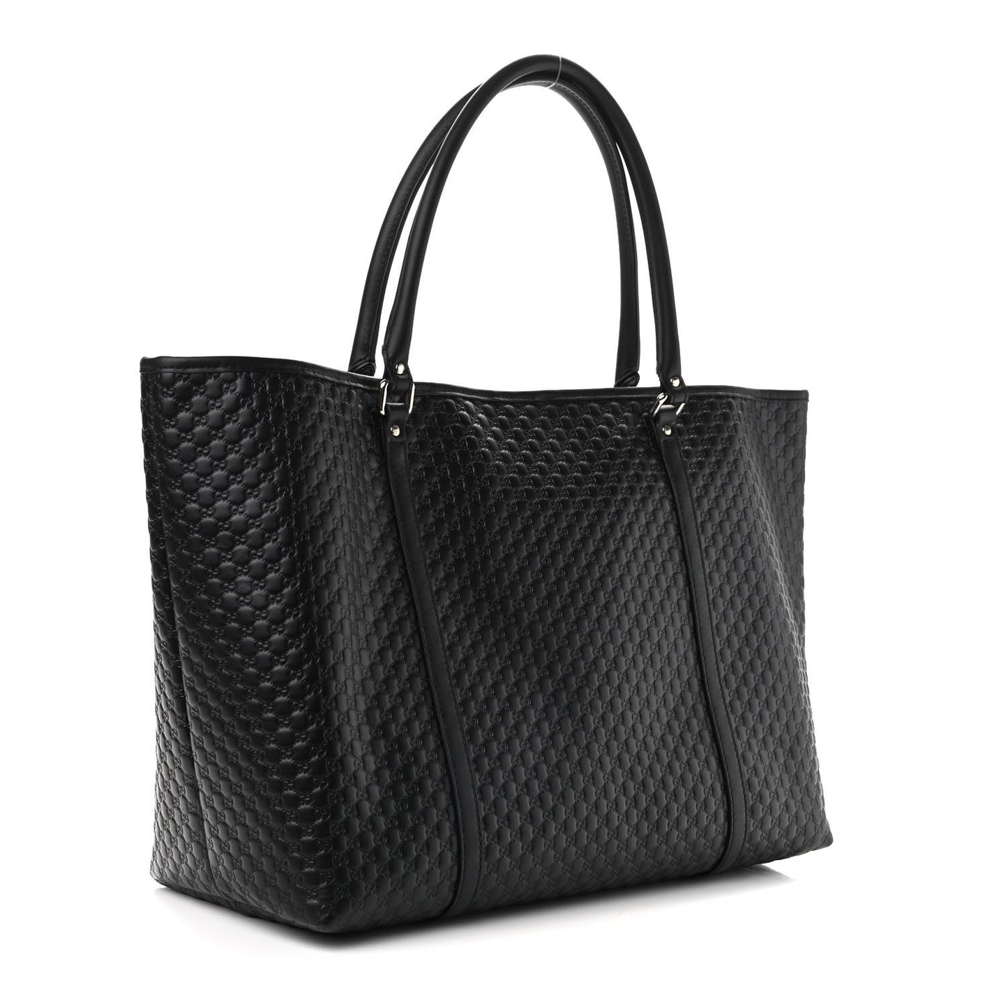Microguccissima Large Joy Tote Black