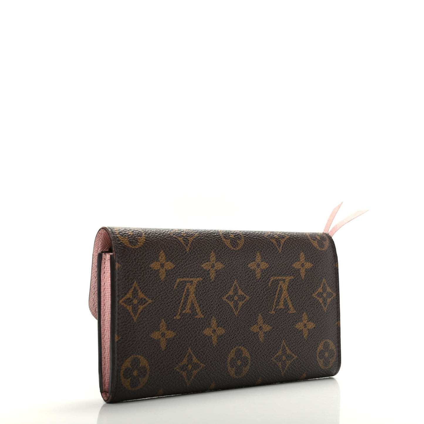 Monogram Emilie Wallet Rose Ballerine