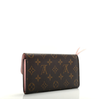 Louis Vuitton Monogram Emilie Wallet Rose Ballerine 3 of 5