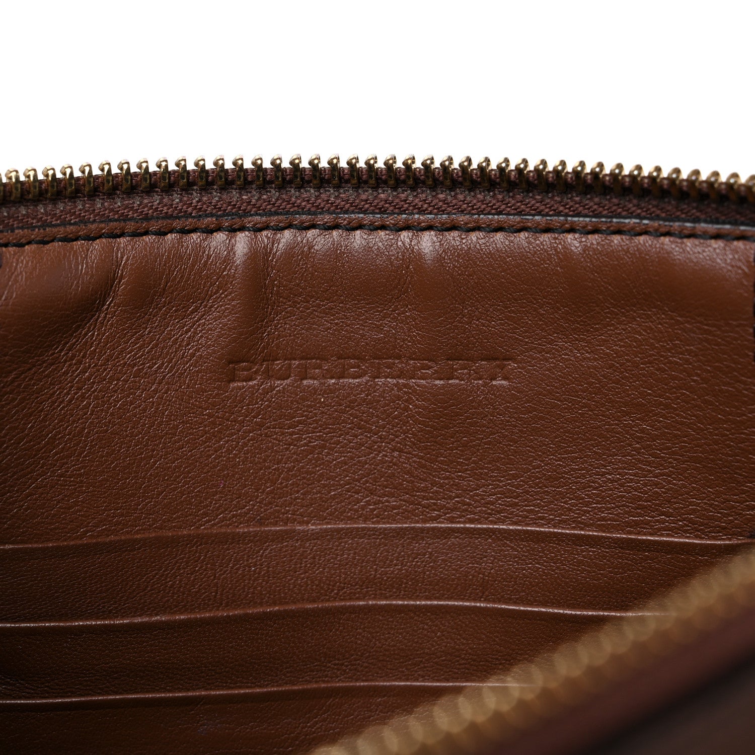 Burberry House Check Derby Peyton Crossbody Clutch Bag Tan 6 of 23
