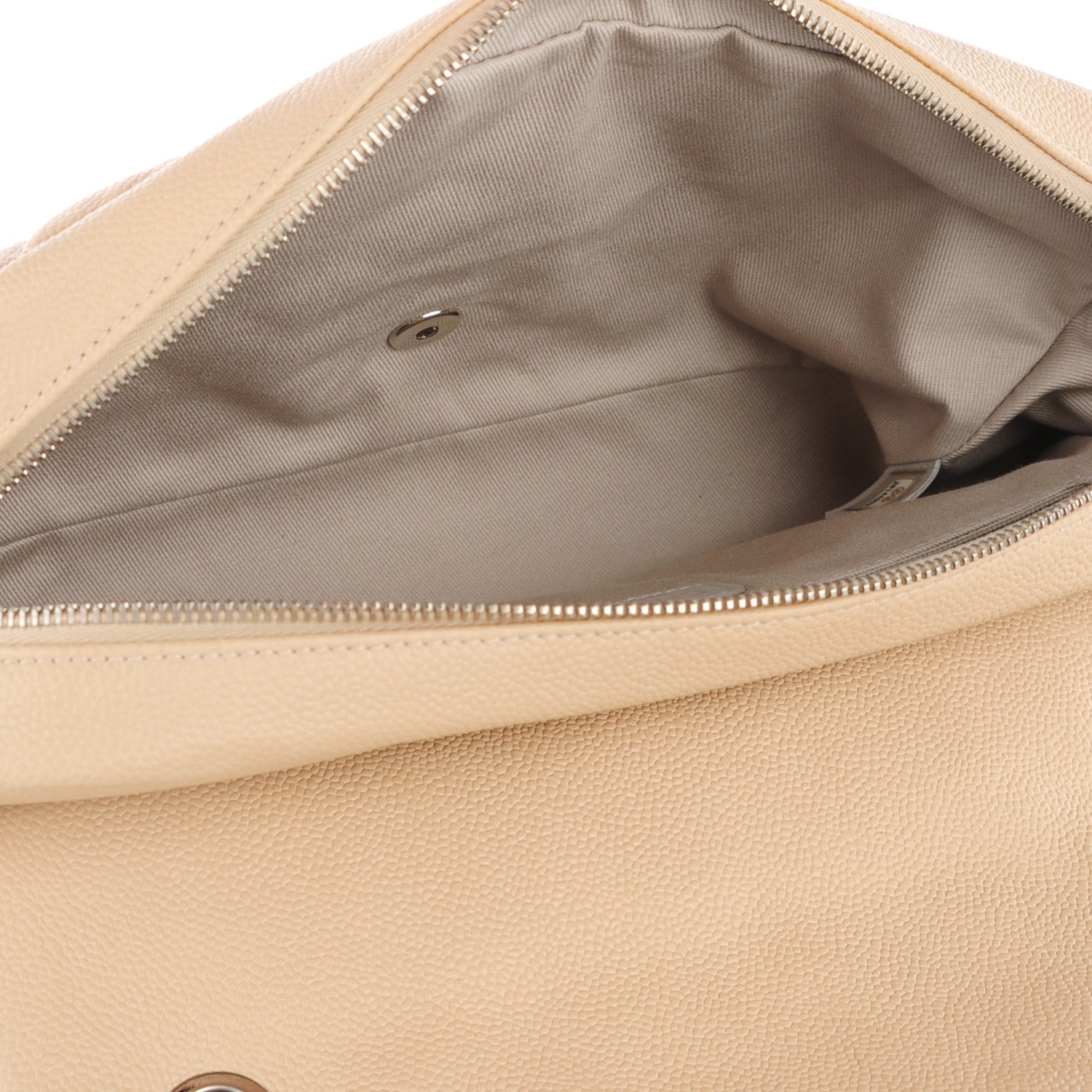 Chanel Caviar Quilted Jumbo Easy Flap Beige 5 of 7