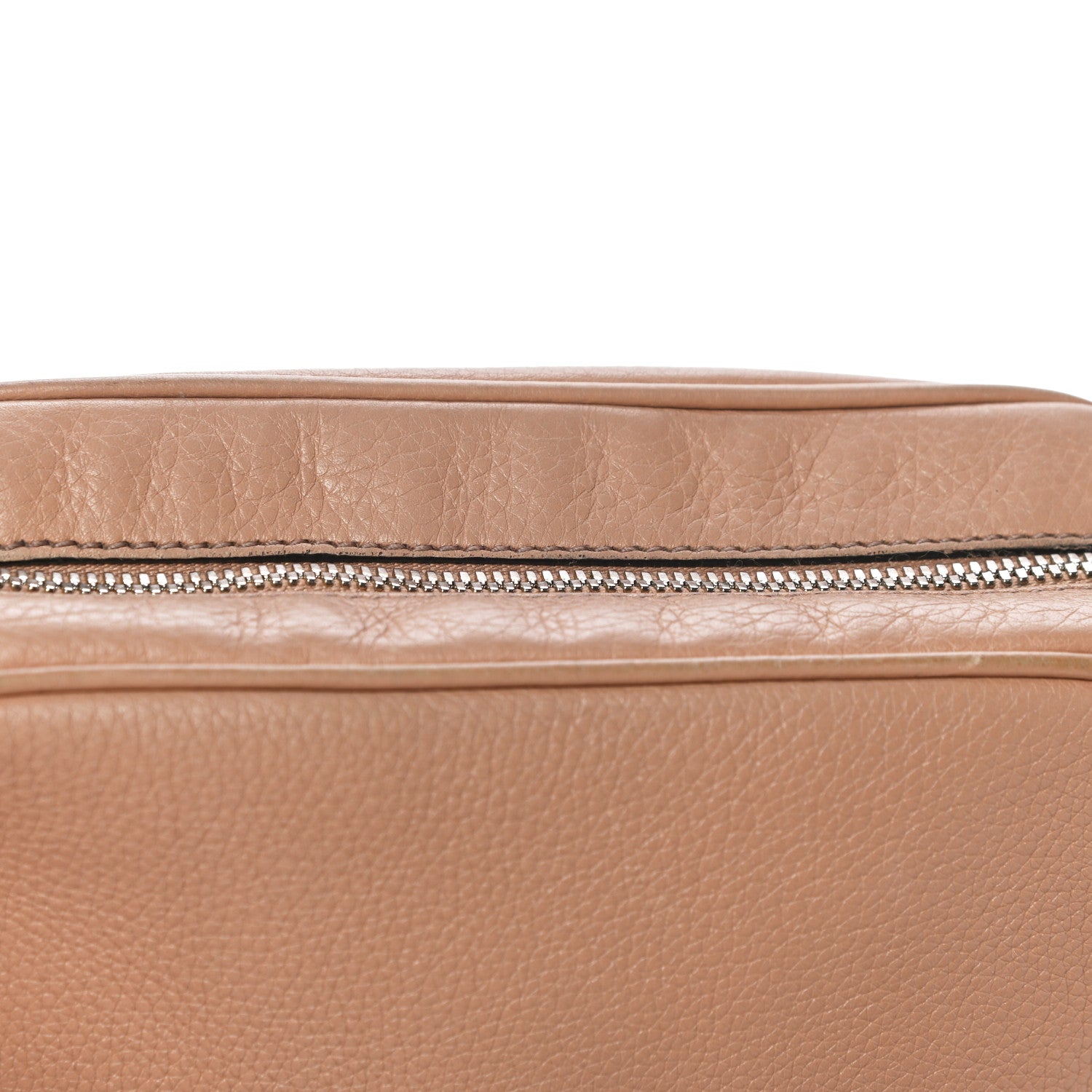 Gucci Pebbled Calfskin Small Soho Disco Bag Camelia 15 of 16