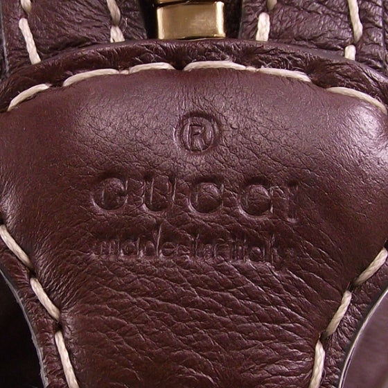 Gucci Leather Equestrian Horseshoe Bowler 10 of 10