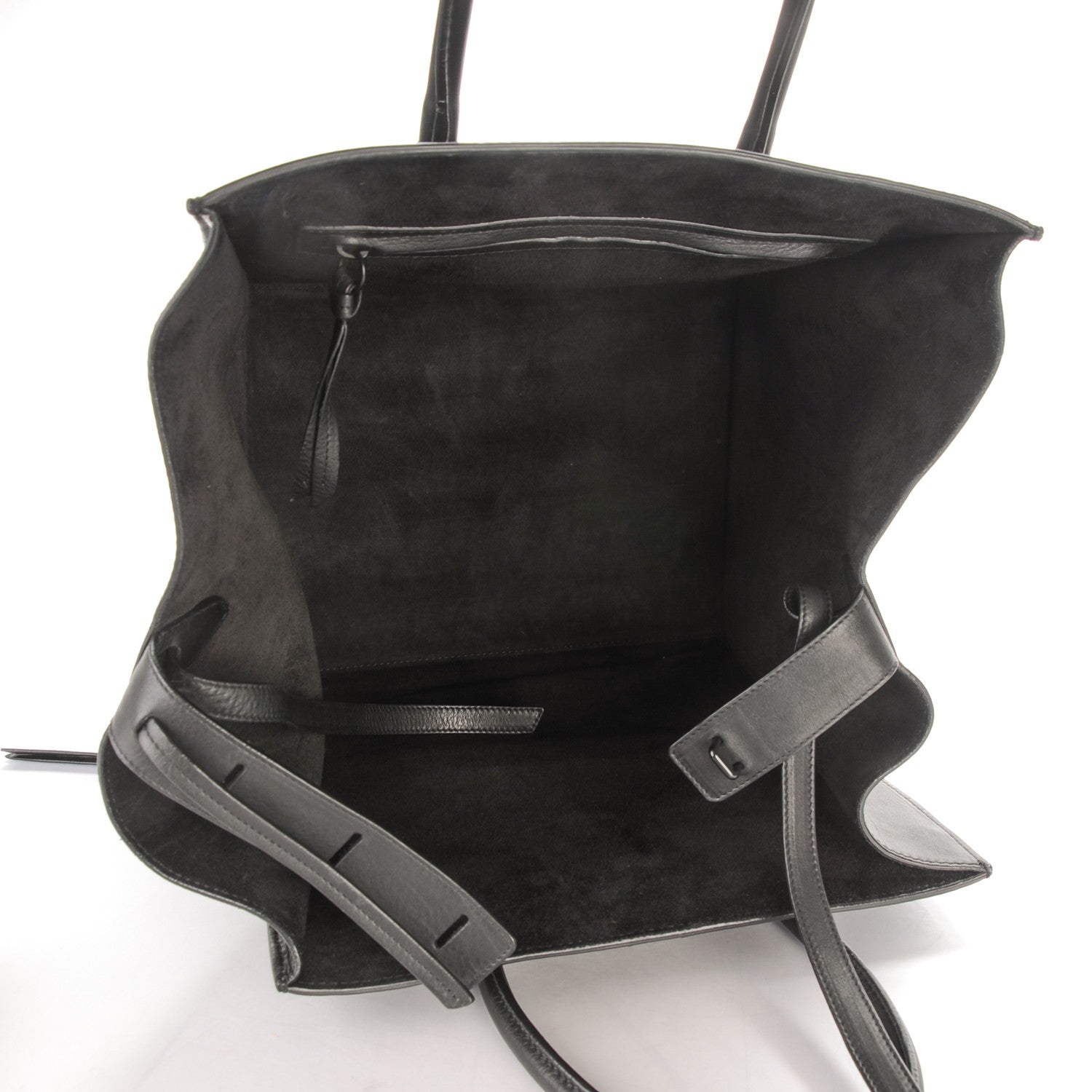 Celine Supple Calfskin Medium Phantom Luggage Black 5 of 8