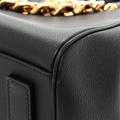 Versace Grained Calfskin Small La Medusa Tote Bag Black 13 of 16