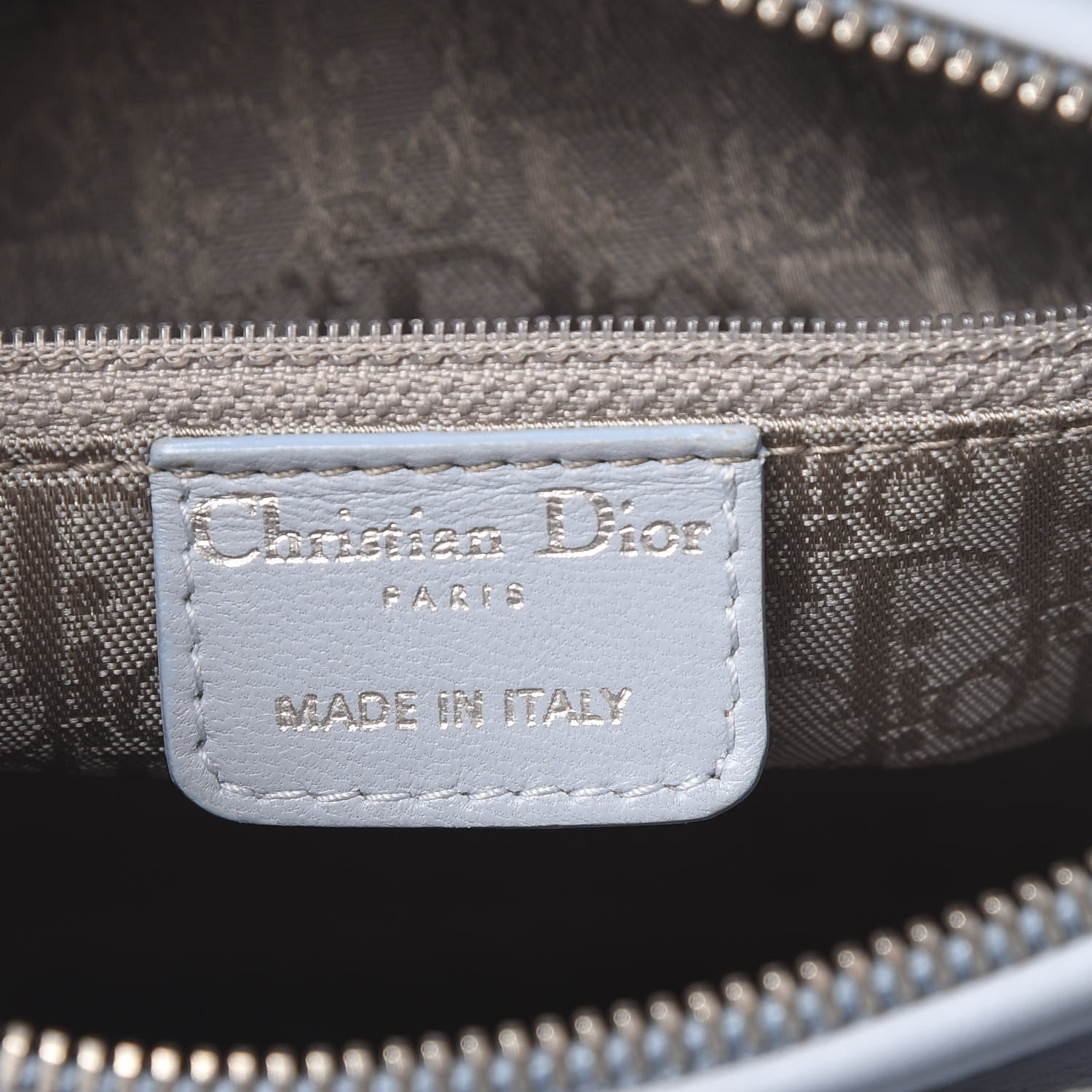 Christian Dior Lambskin Cannage Medium Lady Dior Light Blue 5 of 12