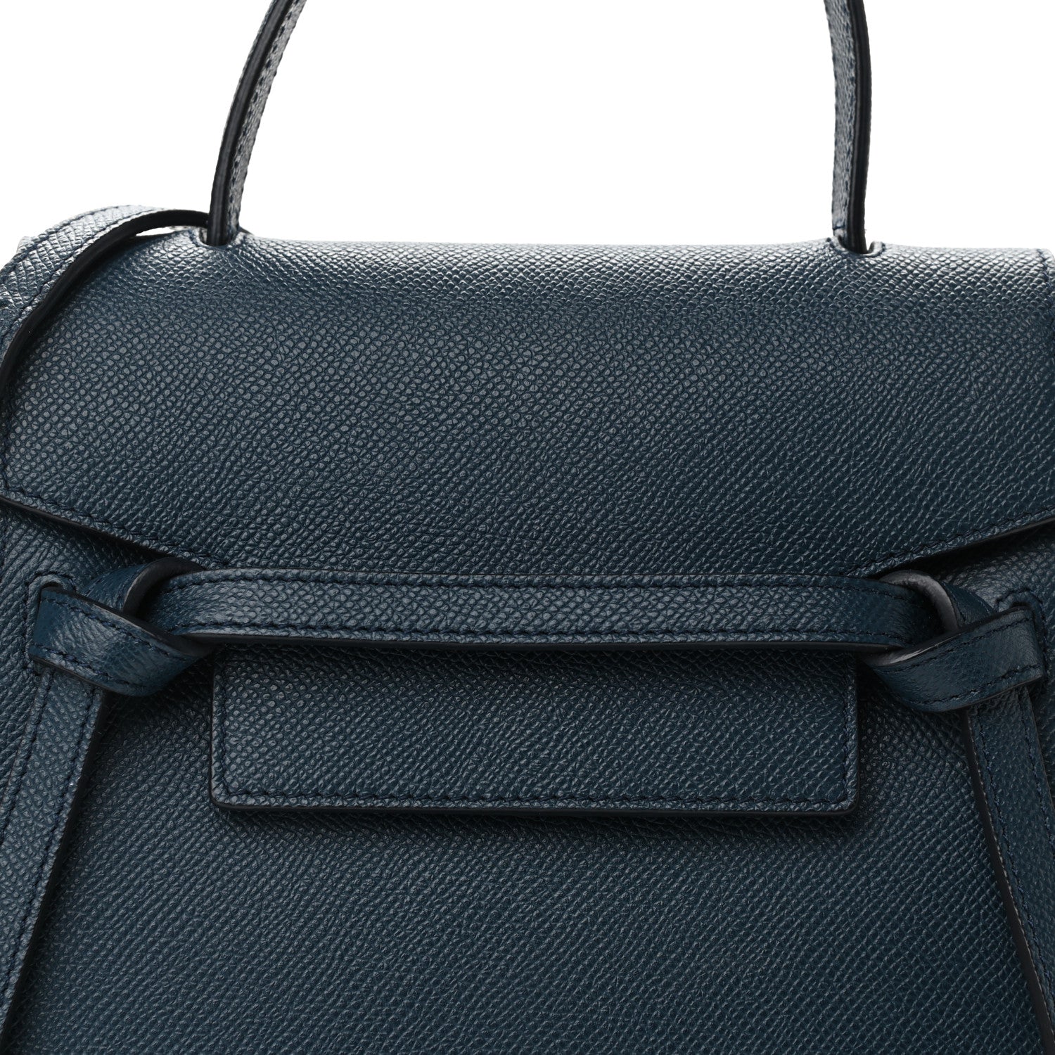 Celine Baby Grained Calfskin Nano Belt Bag Abyss Blue 8 of 10