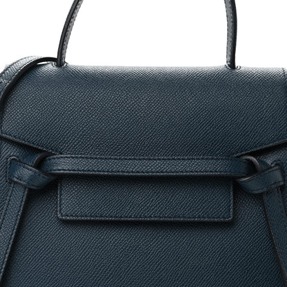 Celine Baby Grained Calfskin Nano Belt Bag Abyss Blue 8 of 10