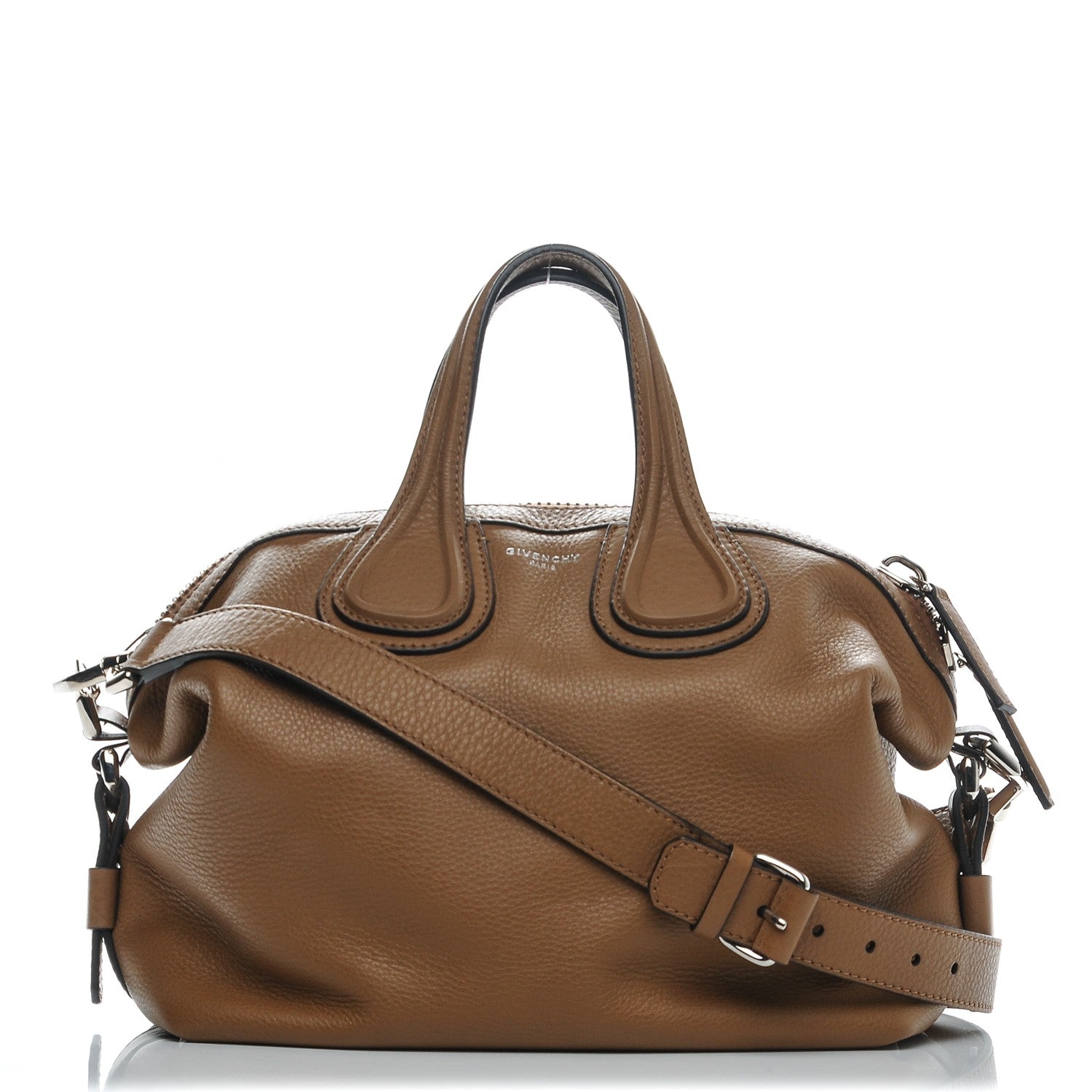 Givenchy Waxy Grained Calfskin Small Nightingale Cappuccino 1 of 7