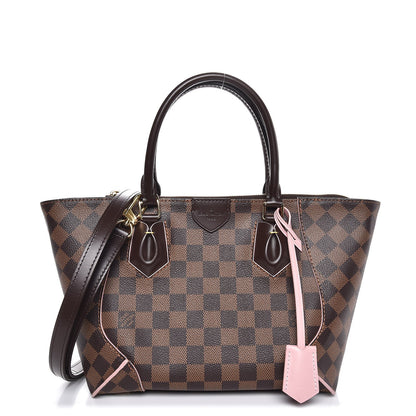 Louis Vuitton Damier Ebene Caissa Tote PM Rose Ballerine 1 of 8