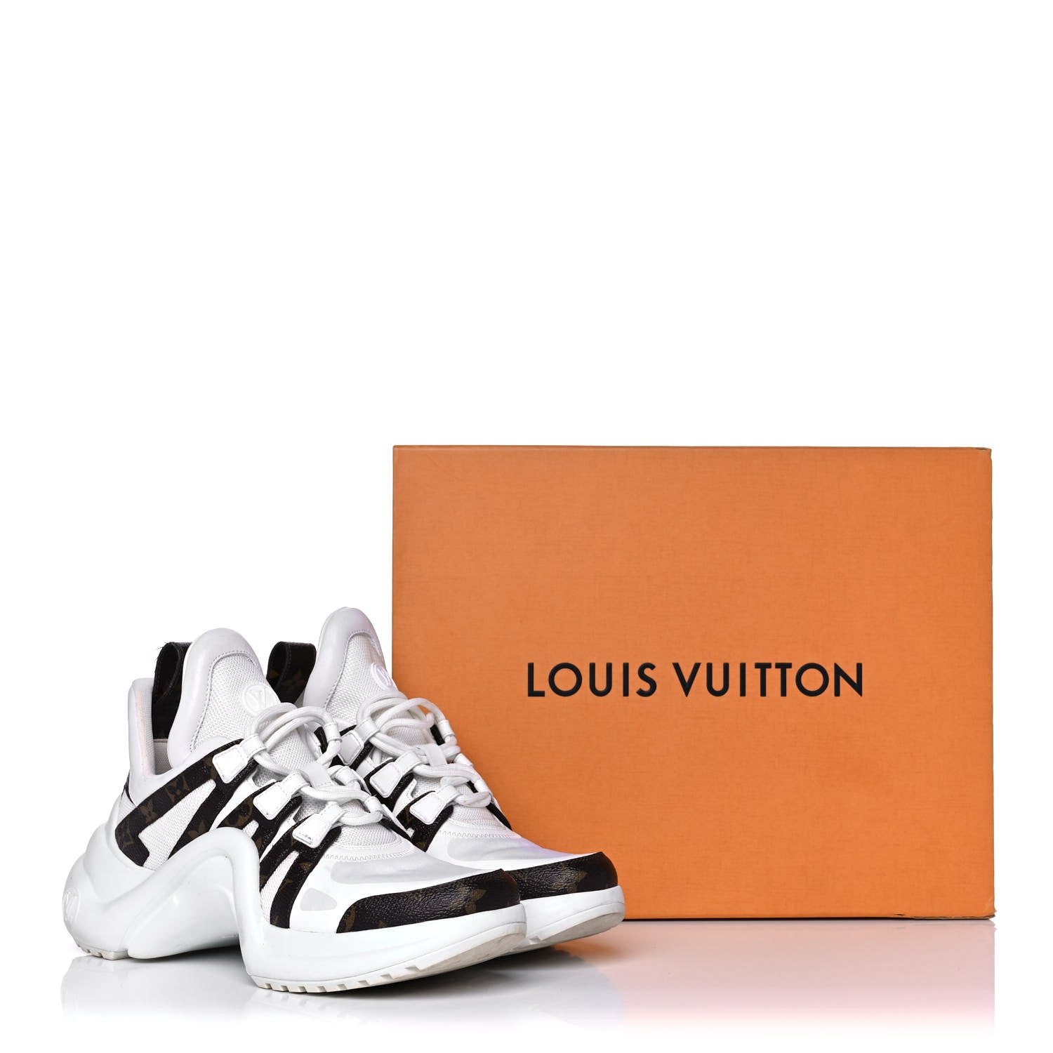 Louis Vuitton Patent Monogram LV Archlight Sneakers 39 White 12 of 12