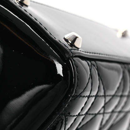 Christian Dior Patent Cannage Mini Lady Dior Black 12 of 13
