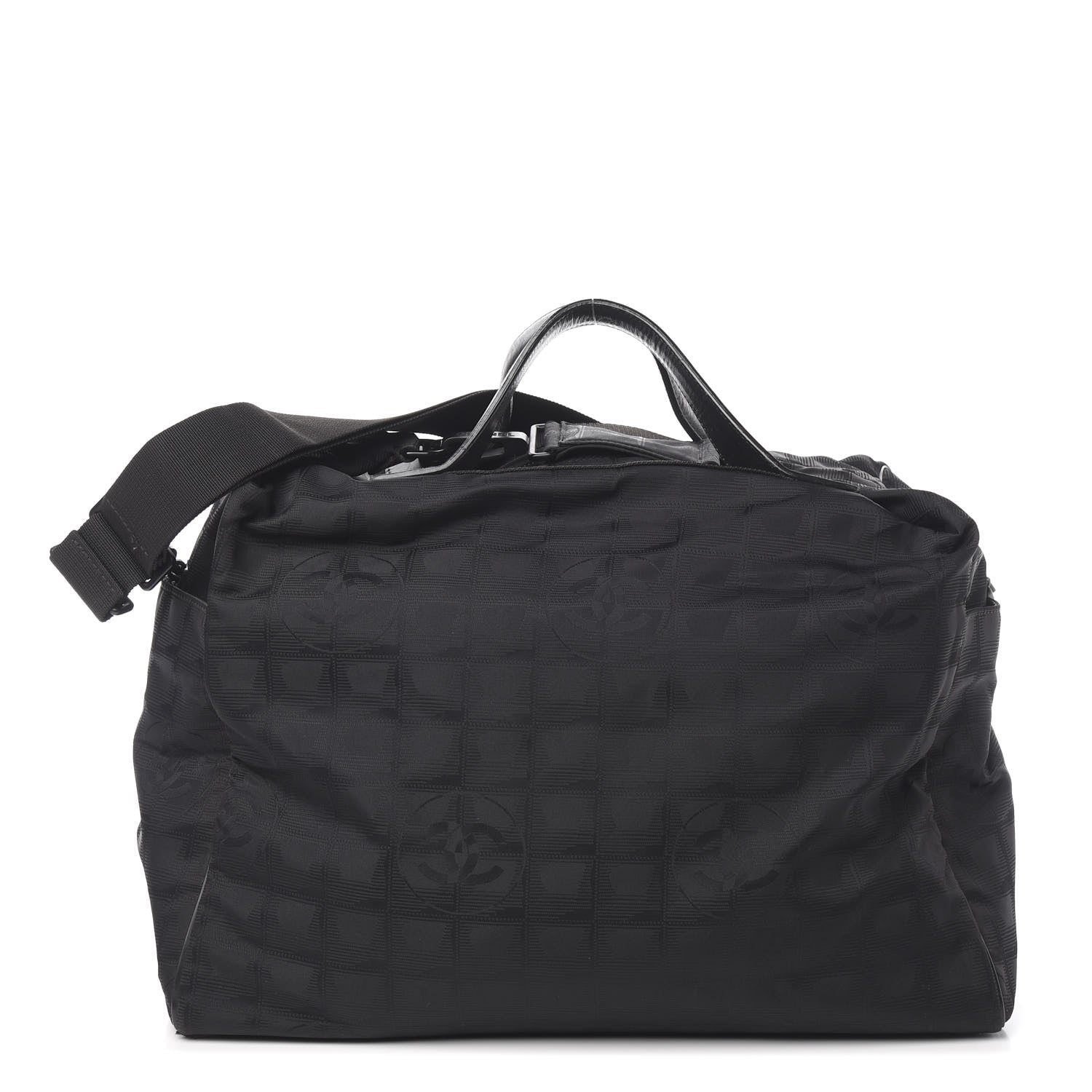 Chanel Nylon Travel Duffle Black 1 of 9