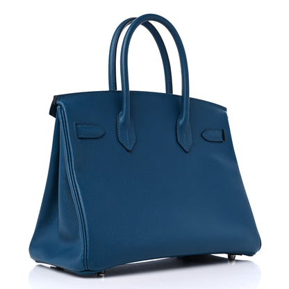 Hermes Epsom Birkin 30 Bleu Thalassa 3 of 15
