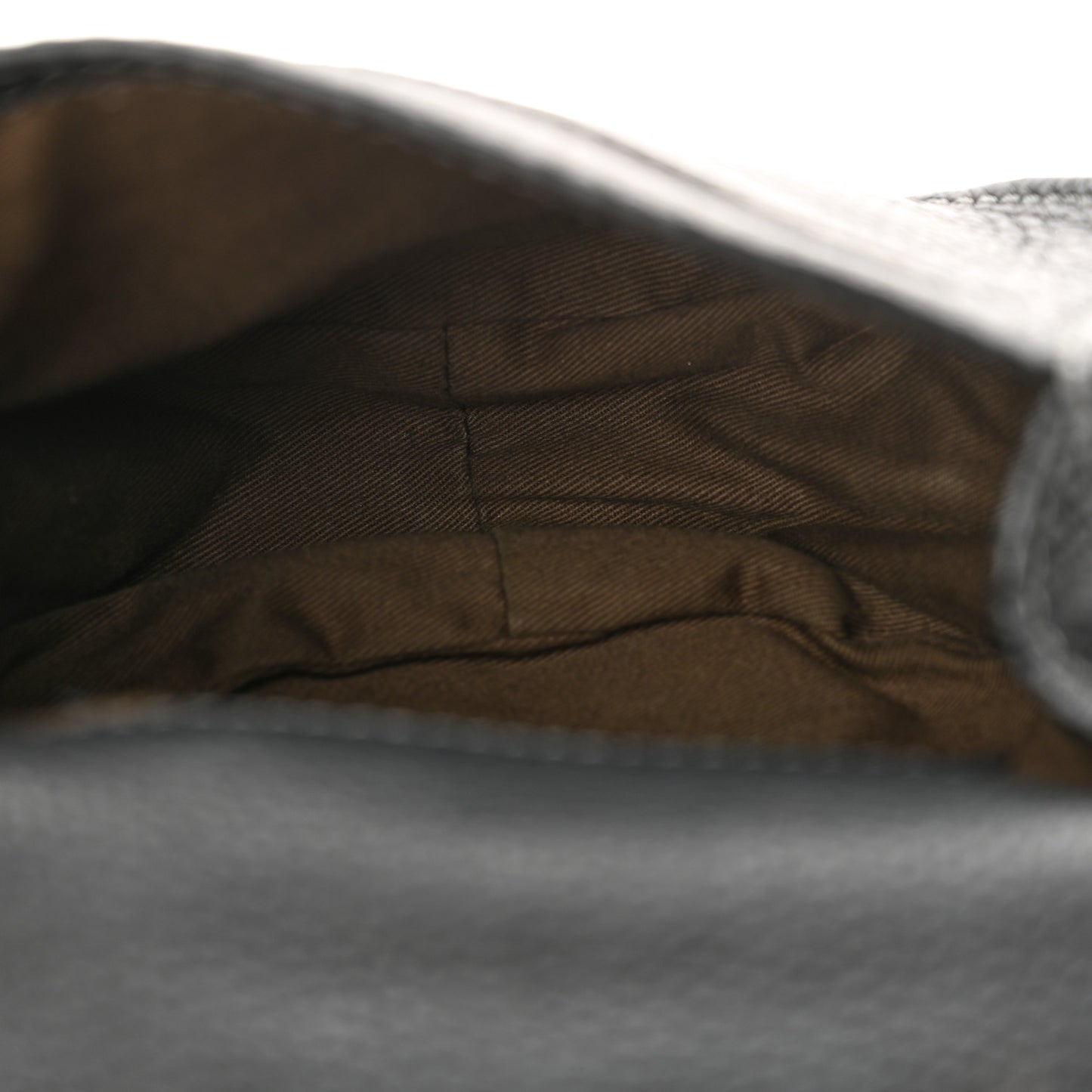 Calfskin Small Marcie Saddle Bag Black