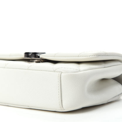 Chanel Caviar Quilted My Everything Small Flap White Black 7 of 10
