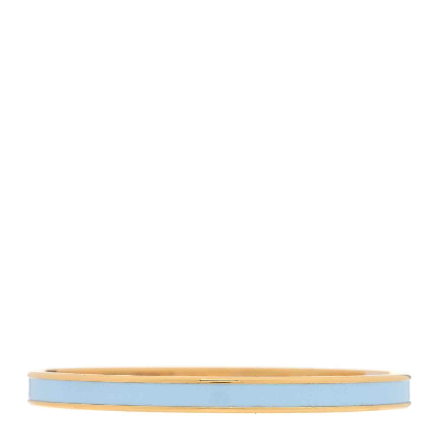 Enamel Printed Extra Narrow Bracelet 70 Bleu Polaire