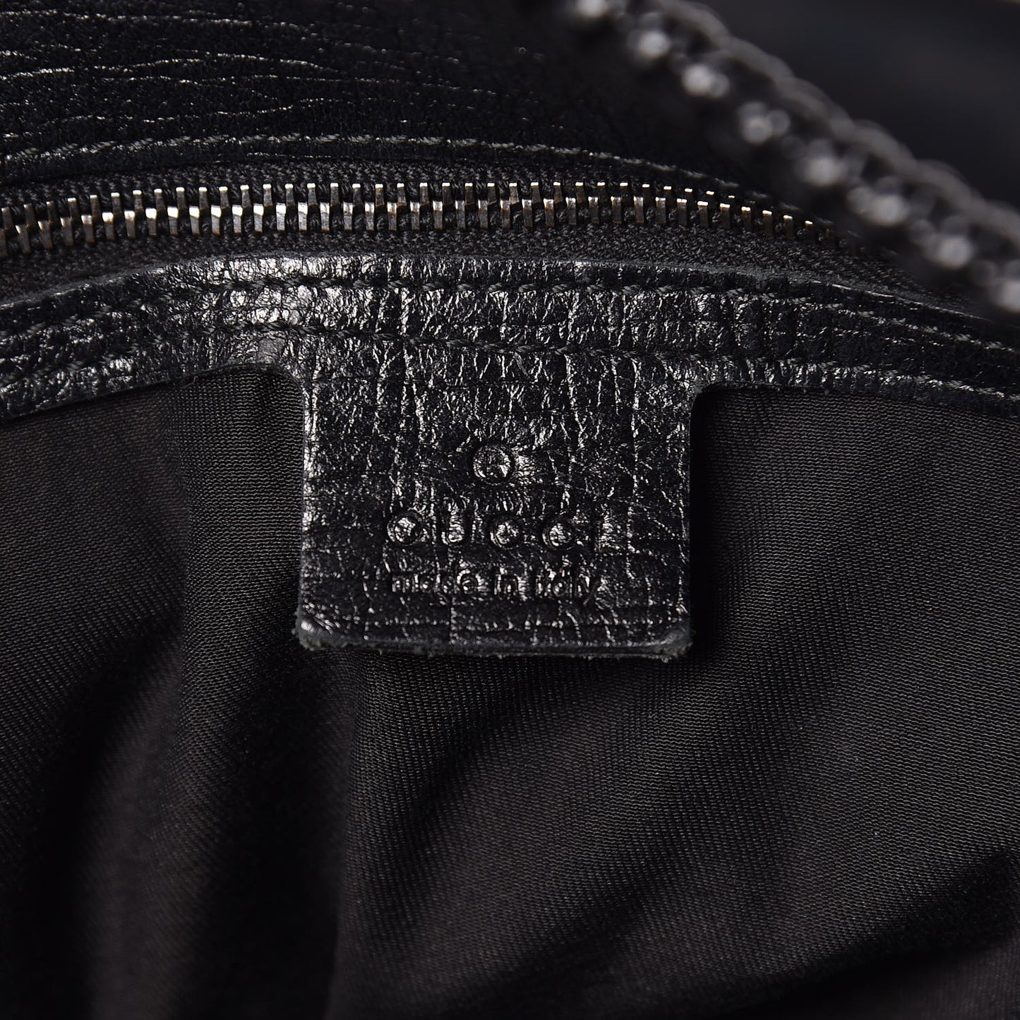 Monogram Large Horsebit Chain Hobo Black