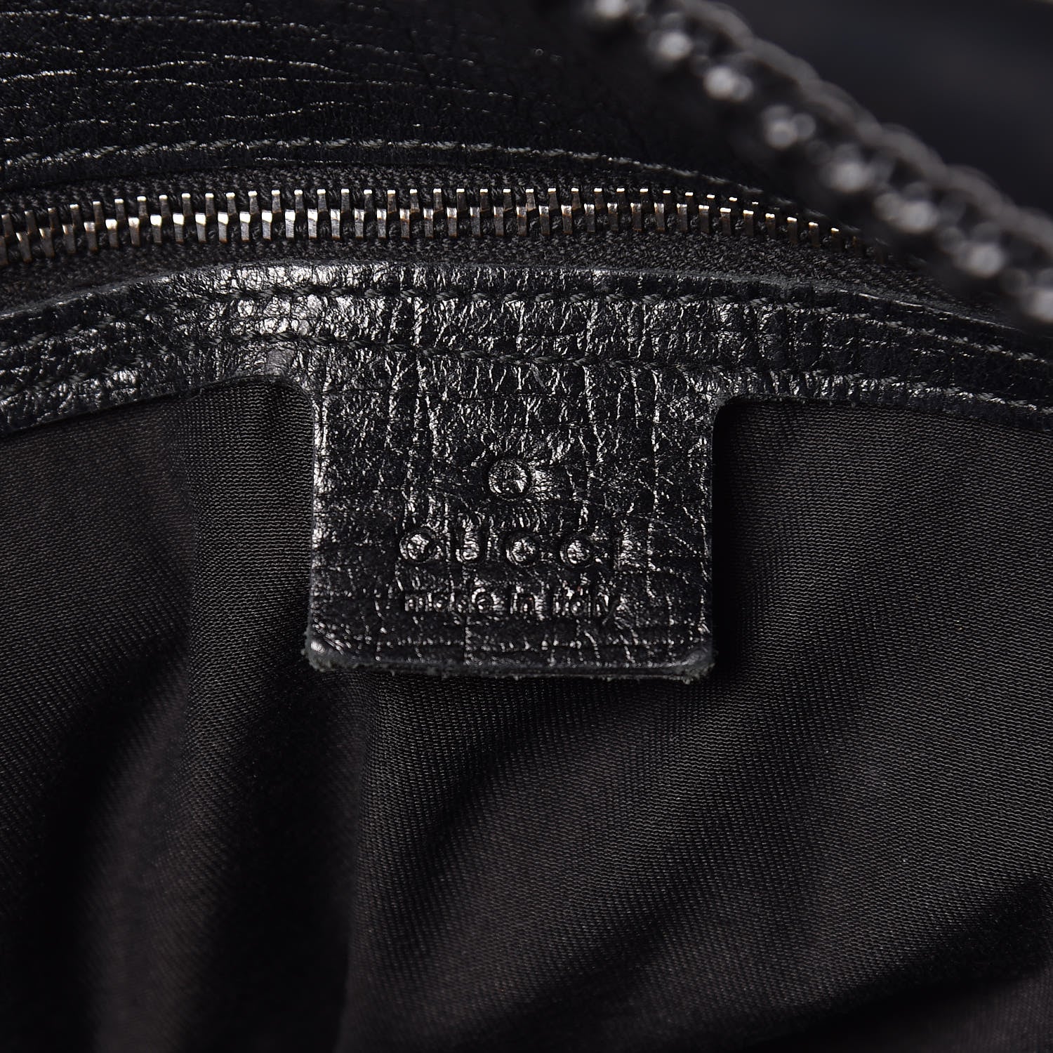Gucci Monogram Large Horsebit Chain Hobo Black 8 of 13