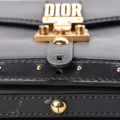 Christian Dior Calfskin Studded Square Dioraddict Flap Black 13 of 25