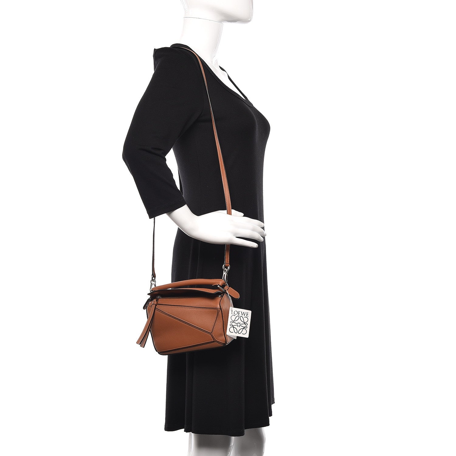 Loewe Calfskin Mini Puzzle Bag Tan 1 of 9