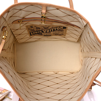Louis Vuitton Damier Azur Summer Trunks Neo Neverfull MM 6 of 10