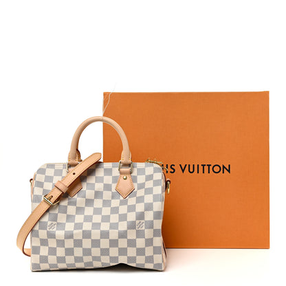 Louis Vuitton Damier Azur Speedy Bandouliere 25 10 of 10