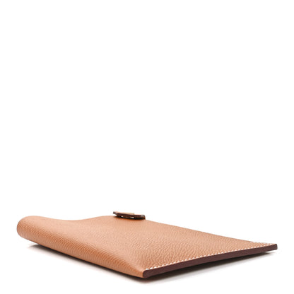 Hermes Epsom Tarmac Dot PM Passport Holder Gold Nata 4 of 7