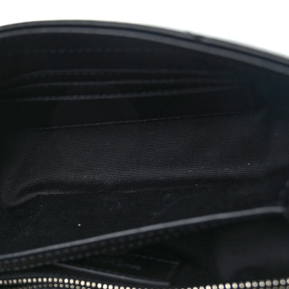 Saint Laurent Calfskin Y Quilted Monogram Toy Loulou Crossbody Bag Black 5 of 9