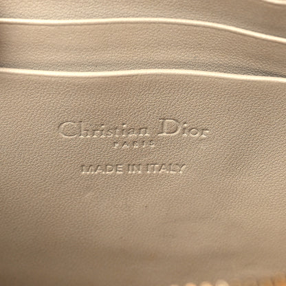 Christian Dior Lambskin Cannage Lady Dior Phone Holder Beige 6 of 10
