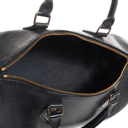 Louis Vuitton Epi Speedy 30 Black 5 of 7