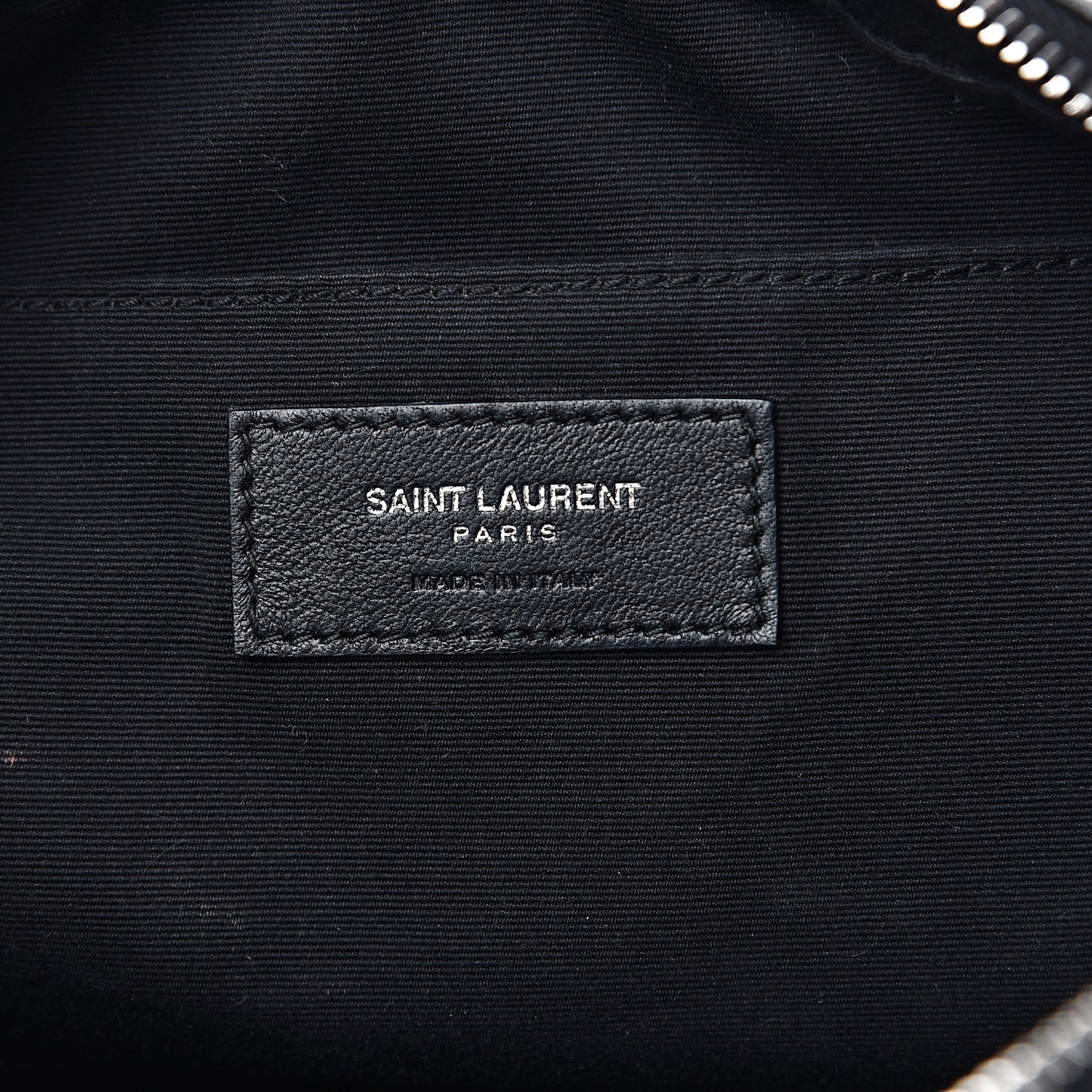 Lambskin Monogram Small Lou Camera Bag Black