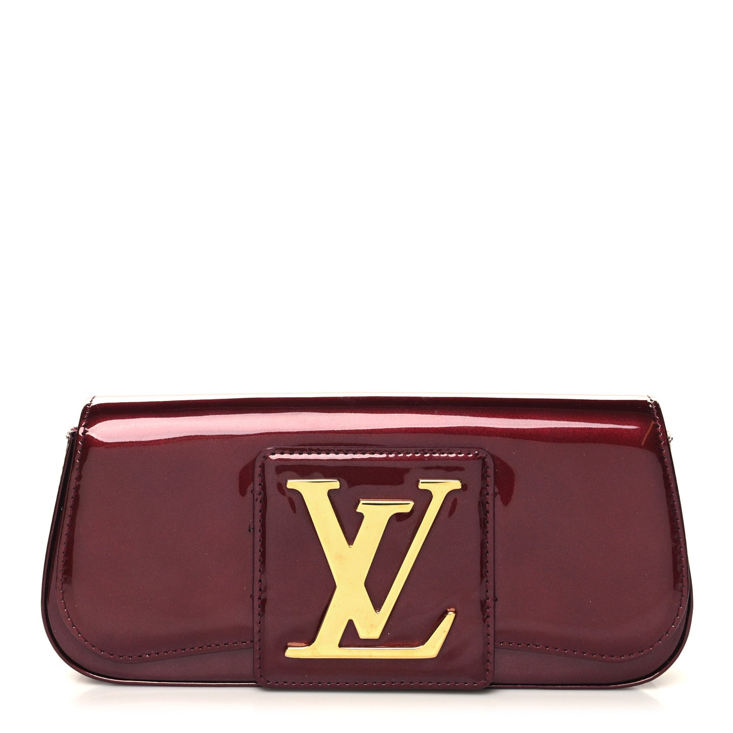 Patent Sobe Clutch Rouge Fauviste