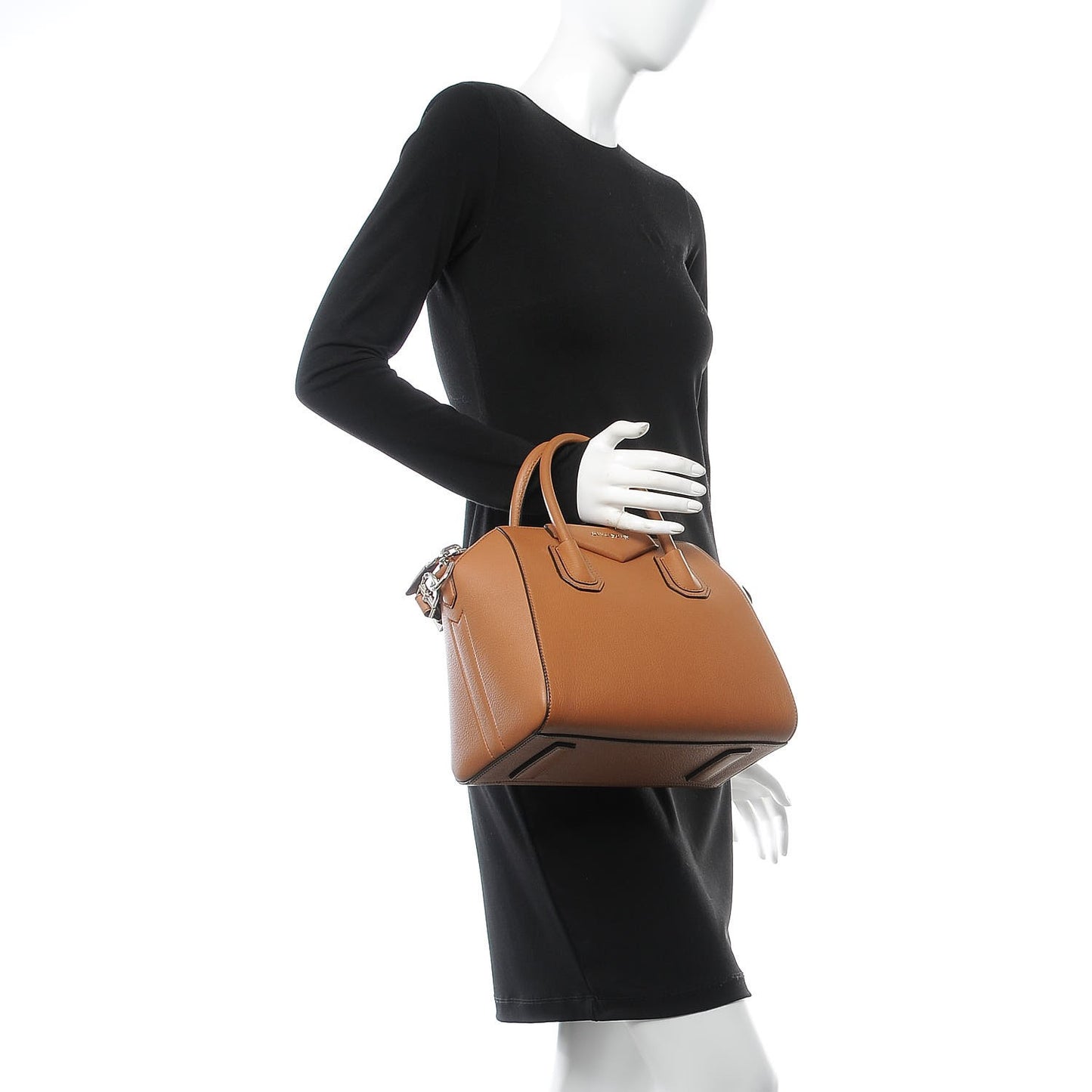Sugar Goatskin Small Antigona Caramel