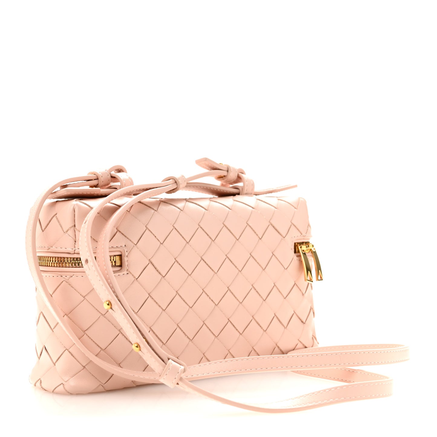 Calfskin Intrecciato Bang Bang Vanity Case Cameo