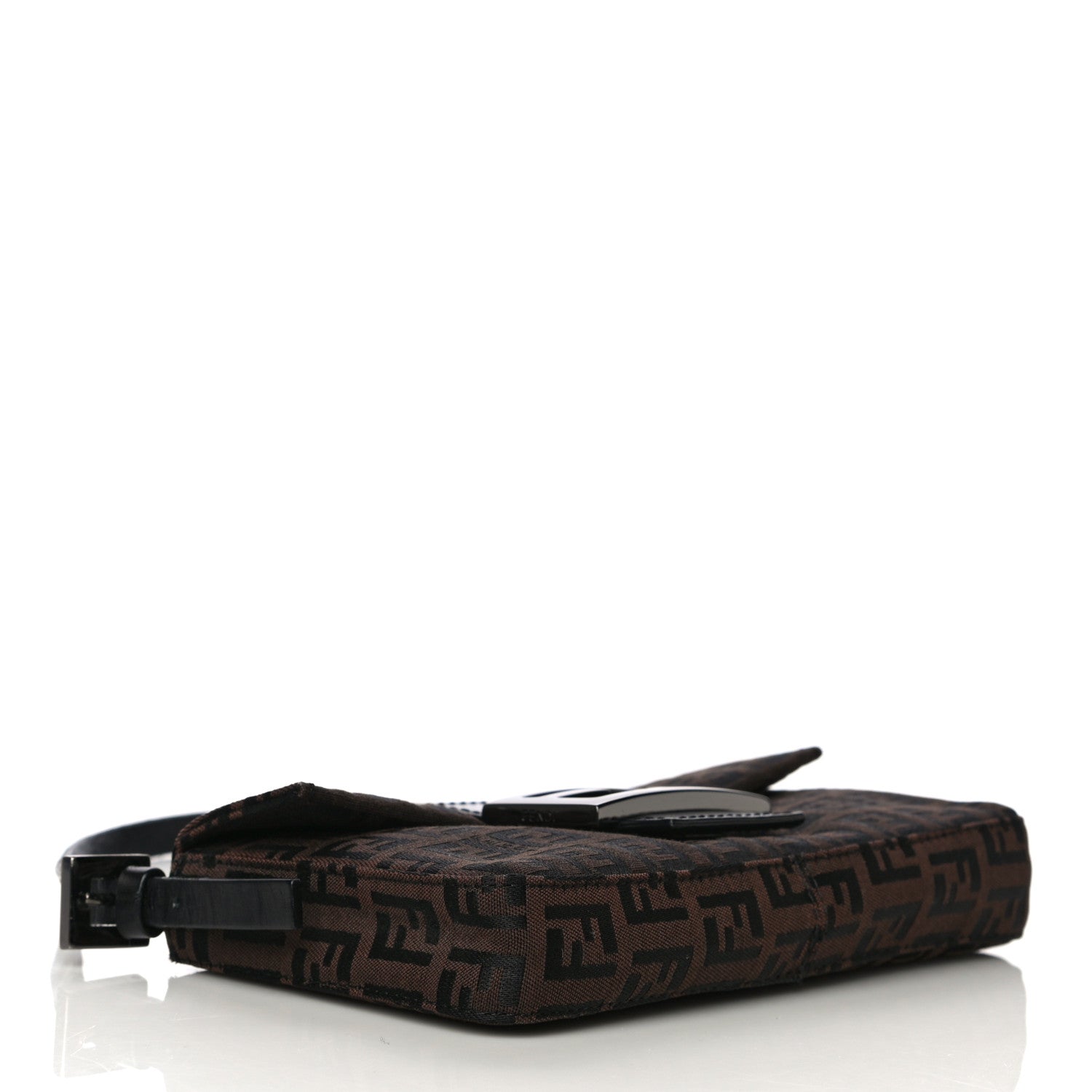 Fendi Zucchino Mini Baguette Brown 3 of 13