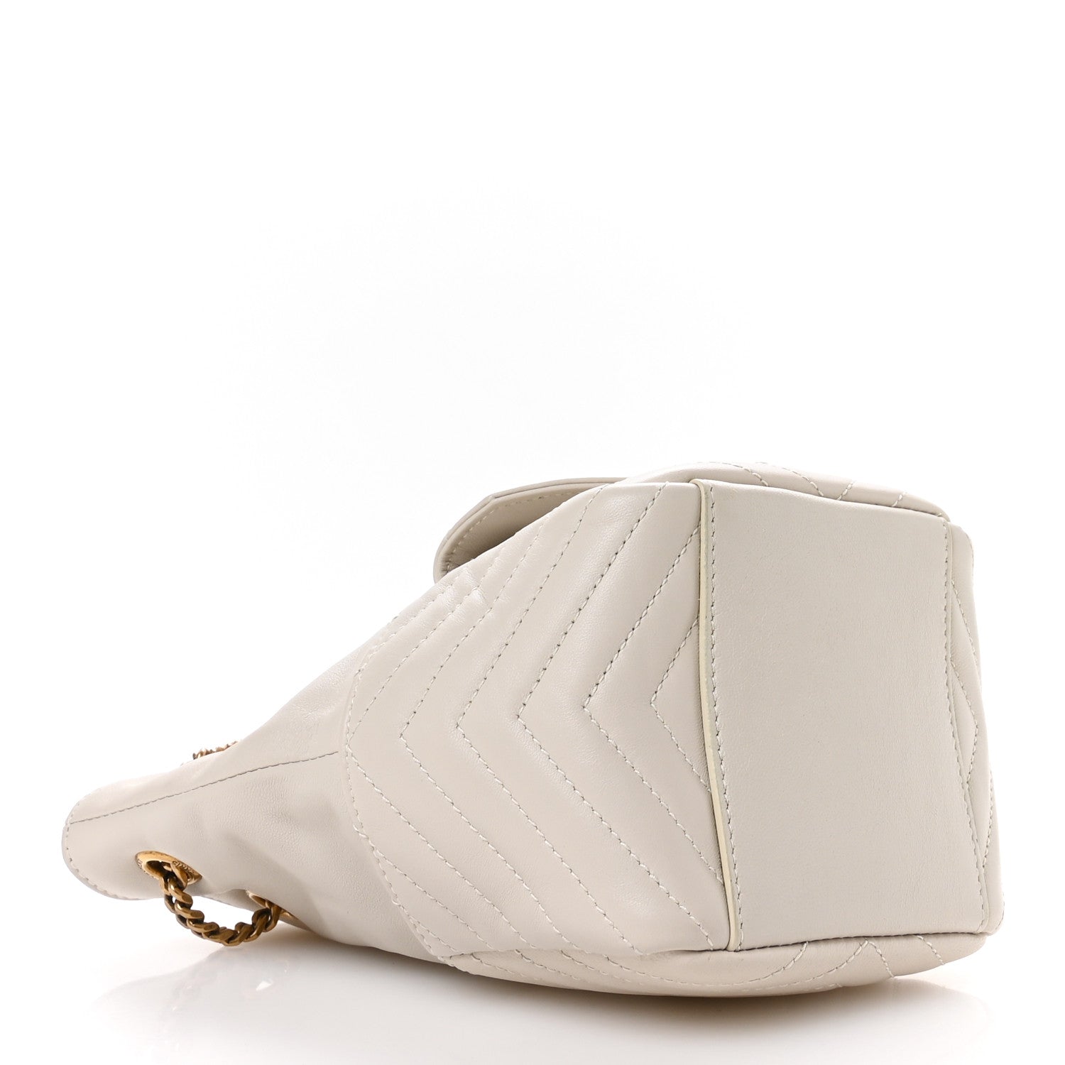 Saint Laurent Lambskin Matelasse Monogram Joe Nano Bucket Bag Crema Soft 4 of 10