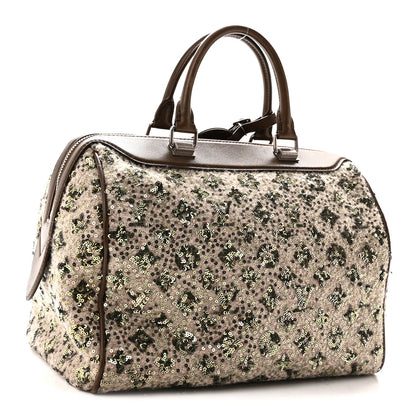Louis Vuitton Sequin Monogram Sunshine Express Speedy Kaki 3 of 9