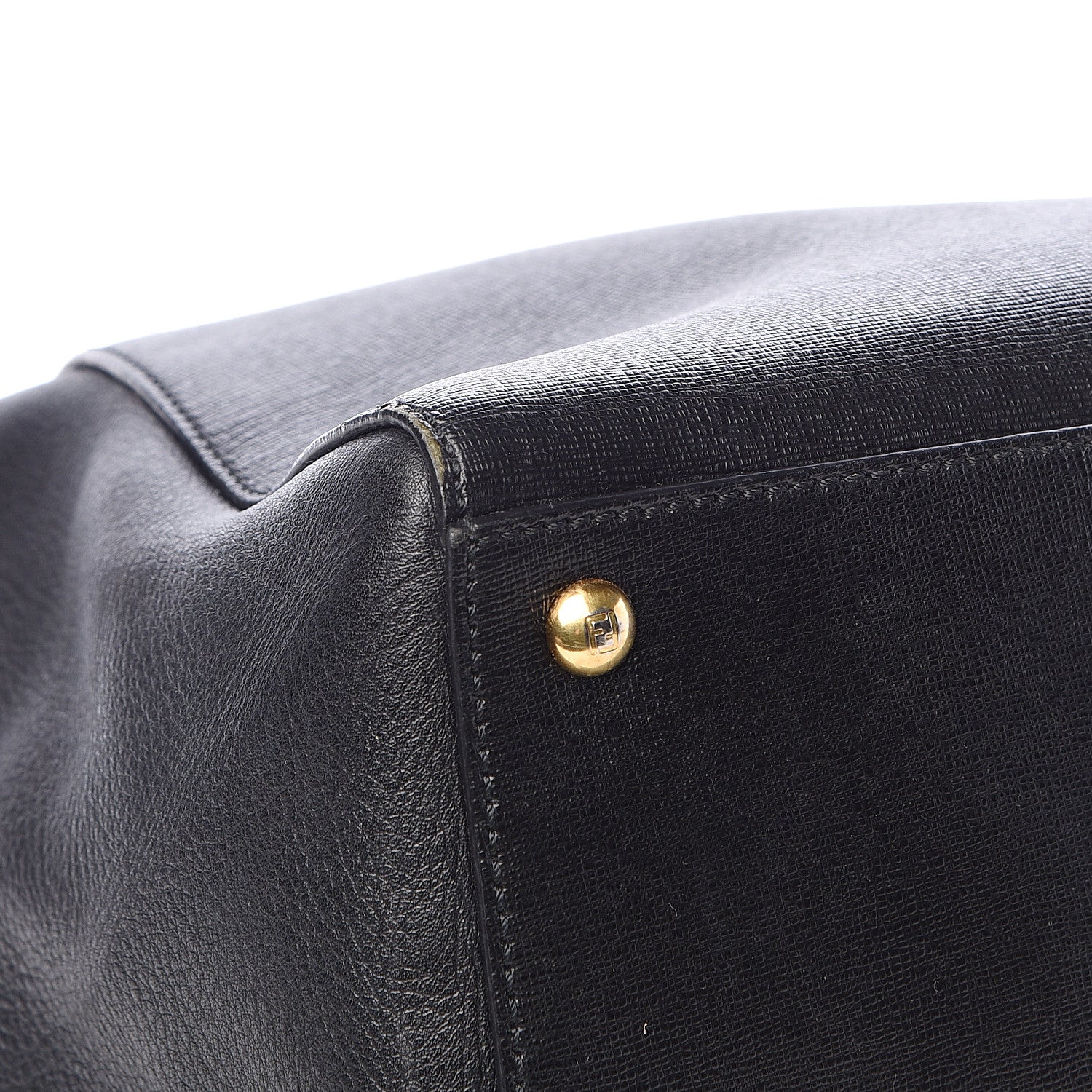 Fendi Vitello Elite Large 2Jours Tote Black 12 of 16