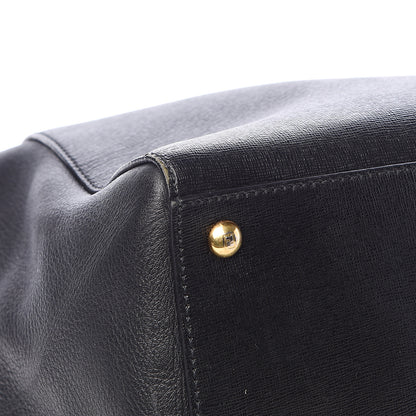 Fendi Vitello Elite Large 2Jours Tote Black 12 of 16