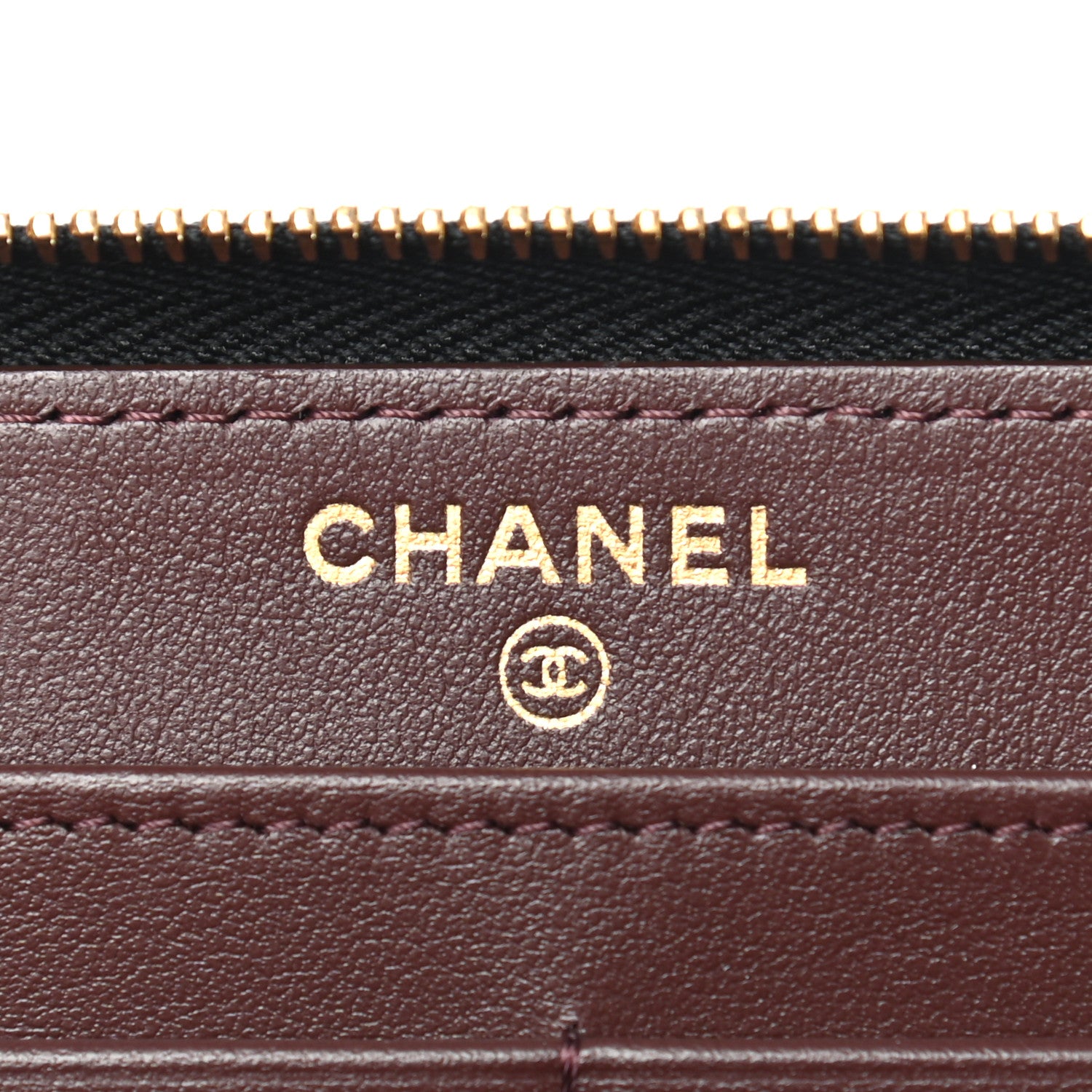 Chanel Caviar Quilted Large Gusset Zip Around Wallet Black 6 of 8