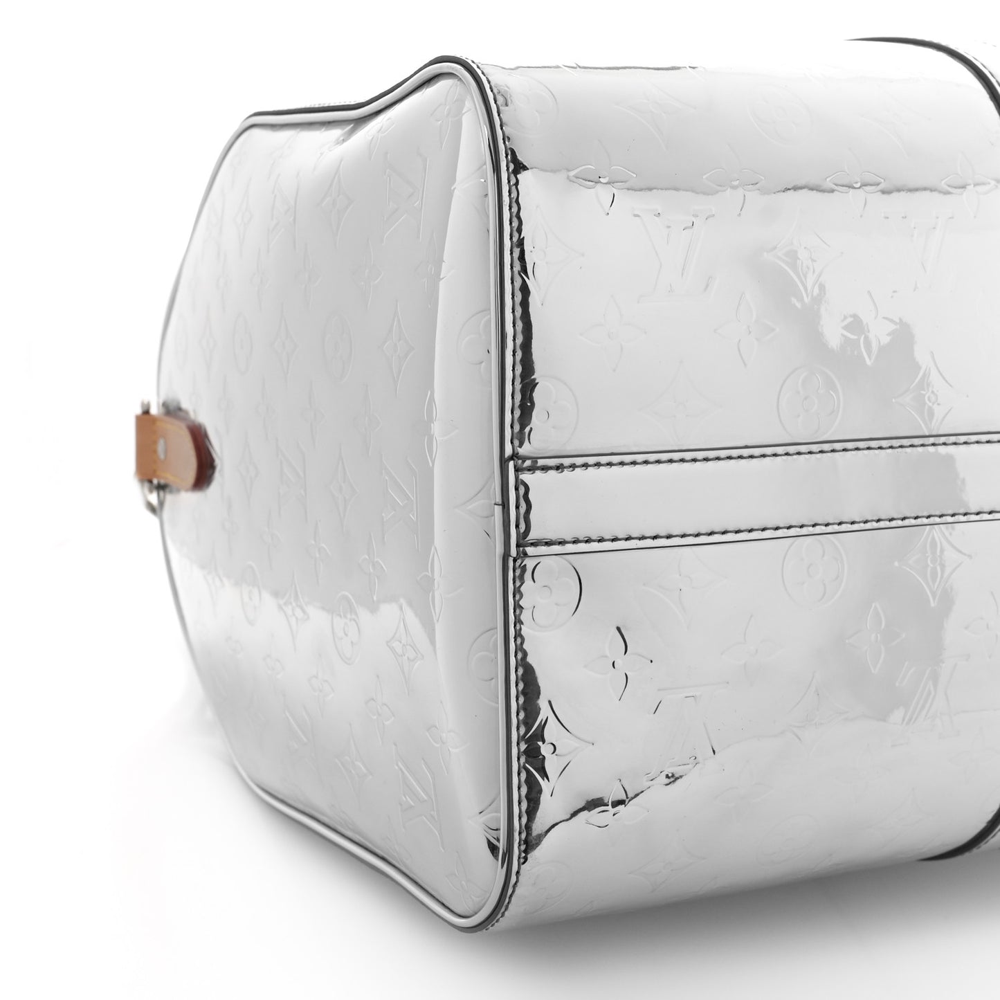 Monogram Mirror Keepall Bandouliere 50 Silver