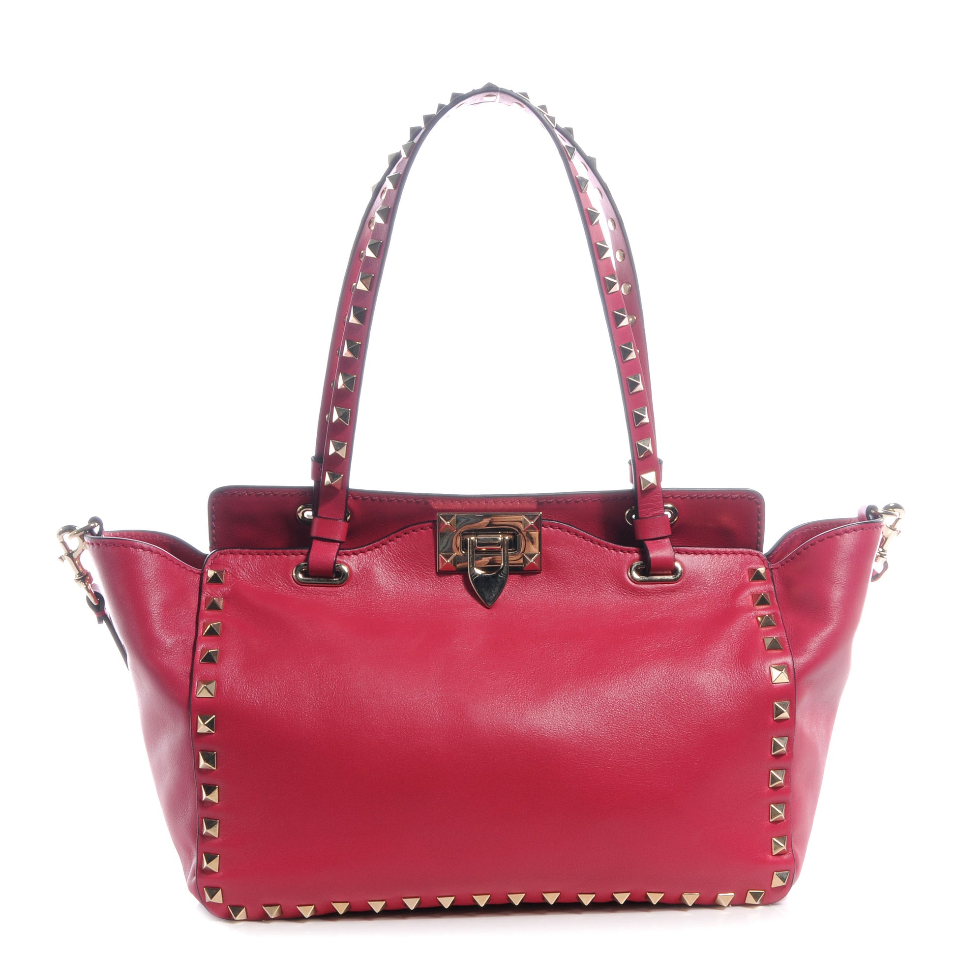Valentino Garavani Vitello Mini Rockstud Tote Cyclamin 1 of 7